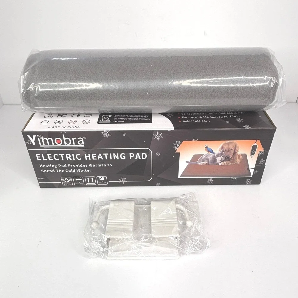 Yimobra Pet‎ Heating Pad 15x17 Electric Dog Cat Heated Mat Chew Resistant Cord